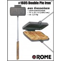 Rome Sandwichmaker Double Pie Iron #1605