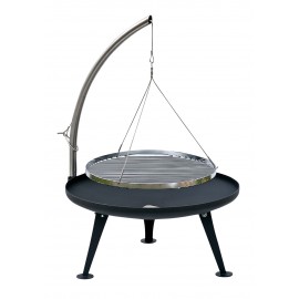 Fire Pit Holzkohlegrill 60cm (Patina Look)