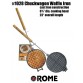 Waffeleisen, rund, Rome Industries