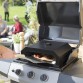 Pizza Ofen Firebox für In- & Outdoor Grills von La Hacienda, schwarz