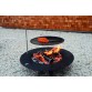 Fireplate Designer Feuerschale, 75cm, schwarz, radius design