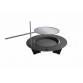 Fireplate Feuerschale, 100cm, schwarz, radius design