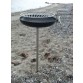 Mobiler Strandgrill von Nielsen mit Edelstahlrost schwenkbar
