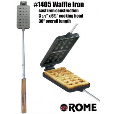 Waffle Iron, Classic, Rome Industries #1405 for Campfires