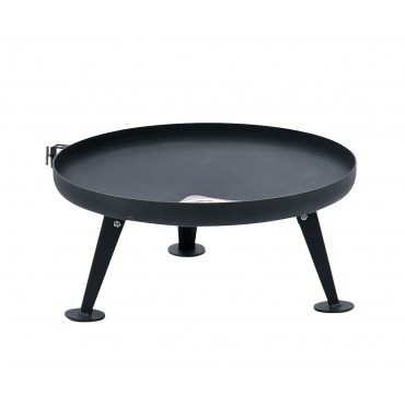 Fire Pit 60cm Black as Fire Bowl (surface protection)
