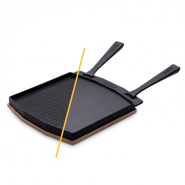 Ooni Dual-Sided Grizzler Plate, cast iron buy online