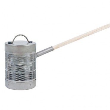 Popcorn popper with handle and lid