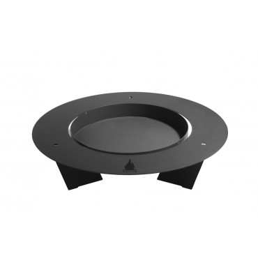 Fireplate Fire Bowl, 100cm, Black, radius design