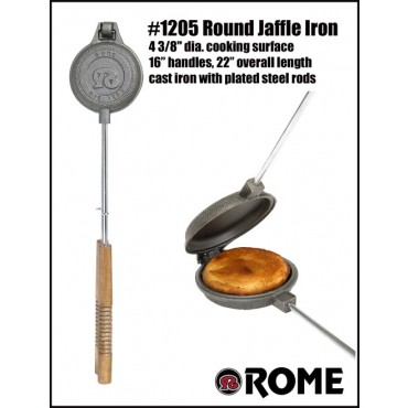 Sandwichmaker 1205 round out of cast iron by Rome Industries