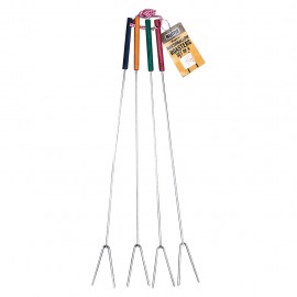 Rome Marshmallow Forks (Multicolored Handles), Set of 4 #2300