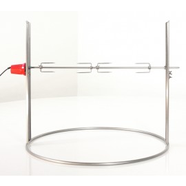  Electric rotisserie stainless steel, 60 cm, Ricon