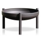 Fire bowl, coated, black, 125 cm, Ricon