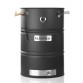 BBQ Barrel Premium by Klauwe, stainless steel, black