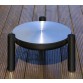 Fire bowl, coated, black, 60 cm, Ricon