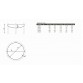 Fire bowl stainless steel, serie, Ricon, technical specifications