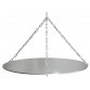 Ricon grill plate with chainset, stainless steel, 90 cm